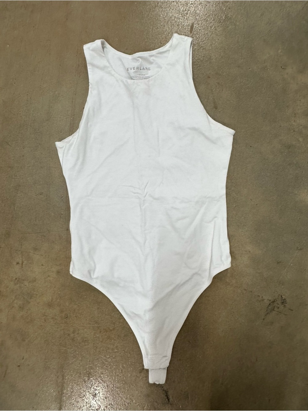 Everlane White Tank Bodysuit